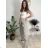 Sommerkleid oval Kurzarm Damen Übergröße (50/52/54 Einheitsgröße) ITALIAN FASHION IM425011