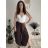 Kalhoty letní zavinovací dlouhé oversize dámské GINIE (S/M/L ONE SIZE) ITALSKÁ MÓDA IMD24250