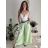 Kalhoty dlouhé elegantní oversize s páskem dámské (S/M/L ONE SIZE) ITALSKÁ MÓDA IMSM26005