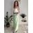 Kalhoty dlouhé elegantní s páskem dámské (S/M/L ONE SIZE) ITALSKÁ MÓDA IMSM26005/DU světle modrá S/M/L