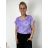 Kurzarmhemd Kleid Kleid (uni L-2XL) ITALIENISCH MODA IMS20002
