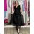 Women's Long Chiffon Short Sleeve Dress (S/M ONE SIZE) ITALIAN FASHION IMWGS231048