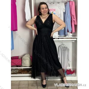 Women's Long Chiffon Short Sleeve Dress (S/M ONE SIZE) ITALIAN FASHION IMWGS231048