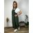 Sleeveless jacket long sleeve (uni sl) ITALIAN Fashion IMC17326  green khaki