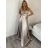 Long summer dress with straps for women (XS/S/M ONE SIZE) ITALIAN FASHION IMPBB24B24780