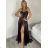 Long summer dress with straps for women (XS/S/M ONE SIZE) ITALIAN FASHION IMPBB24B24780