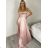 Long summer dress with straps for women (XS/S/M ONE SIZE) ITALIAN FASHION IMPBB24B24780