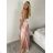 Long summer dress with straps for women (XS/S/M ONE SIZE) ITALIAN FASHION IMPBB24B24780