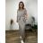 Long elegant summer dress with belt, short sleeves, women's oversized (46/48/50 ONE SIZE) ITALIAN FASHION IM426175