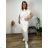 Long elegant summer dress with belt, short sleeves, women's oversized (46/48/50 ONE SIZE) ITALIAN FASHION IM426175  black
