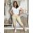 Sommerkleid oval Kurzarm Damen Übergröße (50/52/54 Einheitsgröße) ITALIAN FASHION IM425011