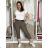 Kalhoty volnočasové s páskem dámské MIRKA (S/M/L ONE SIZE) ITALSKÁ MÓDA IM425553