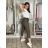 Women's Summer Long Harem Pants (42/44/46 ONE SIZE) ITALIAN FASHION IM424361 S / M / L beige