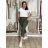 Women's Summer Long Harem Pants (42/44/46 ONE SIZE) ITALIAN FASHION IM424361 S / M / L beige