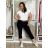 Women's Summer Long Harem Pants (42/44/46 ONE SIZE) ITALIAN FASHION IM424361 S / M / L beige