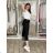Women's Summer Long Harem Pants (42/44/46 ONE SIZE) ITALIAN FASHION IM424361 S / M / L beige