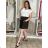 Women's Long Sleeve Shirt Dress (S/M ONE SIZE) ITALIAN FASHION IMWD232607 S / M / L dark blue