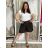 Women's Long Sleeve Shirt Dress (S/M ONE SIZE) ITALIAN FASHION IMWD232607 S / M / L dark blue