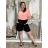 Women's Long Sleeve Shirt Dress (S/M ONE SIZE) ITALIAN FASHION IMWD232607 S / M / L dark blue