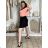 Women's Long Sleeve Shirt Dress (S/M ONE SIZE) ITALIAN FASHION IMWD232607 S / M / L dark blue