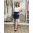 Women's Long Sleeve Shirt Dress (S/M ONE SIZE) ITALIAN FASHION IMWD232607 S / M / L dark blue