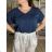 Long Jumpsuit with Pendant 3/4 Long Sleeve Women's Plus Size (50-58) ITALIAN FASHION IMWEC24016