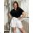 Long Jumpsuit with Pendant 3/4 Long Sleeve Women's Plus Size (50-58) ITALIAN FASHION IMWEC24016