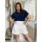 Long Jumpsuit with Pendant 3/4 Long Sleeve Women's Plus Size (50-58) ITALIAN FASHION IMWEC24016  black