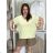 Long Jumpsuit with Pendant 3/4 Long Sleeve Women's Plus Size (50-58) ITALIAN FASHION IMWEC24016  black