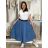 Women's Long Sleeve Shirt Dress (S/M ONE SIZE) ITALIAN FASHION IMWD232607