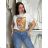 T-shirt short sleeve womens (uni sl) ITALIAN Fashion IM518106 white