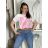 T-shirt short sleeve womens (uni sl) ITALIAN Fashion IM518106  white