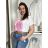 T-shirt short sleeve womens (uni sl) ITALIAN Fashion IM518106  white