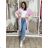 Summer dress oval short sleeve women's oversized (50/52/54 ONE SIZE) ITALIAN FASHION IM425011