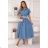 Kleid T-Shirt Tunika Langarm Damen (uni sl) ITALIENISCHE Mode IM118044
