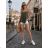 Sommer T-Shirt Damen (uni SL) ITALIENISCHE Mode IMD20358