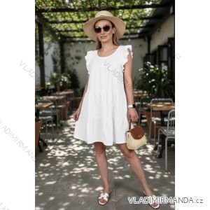 Šaty letní krátký rukáv dámské (S/M/L ONE SIZE) ITALSKá MóDA IMD26098