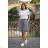 Stretch-Shorts für Damen (S / M ONE SIZE) ITALIAN FASHION IMD22456