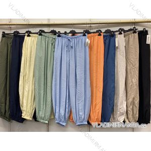 Women's summer pants oversized (46/48/50 ONE SIZE) ITALIAN FASHION IMC26076