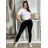 Leggings long insulated women's jeans (S-3XL) TURKISH FASHION TMWL233308619/DUR XL/2XL dark blue