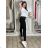 Leggings long insulated women's jeans (S-3XL) TURKISH FASHION TMWL233308619/DUR XL/2XL dark blue