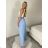 Kalhoty elegantní dlouhé s páskem dámské MISEL (S/M/L ONE SIZE) ITALSKÁ MÓDA 	 IMPVN262465