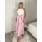 Women's long skirt (S/M ONE SIZE) ITALIAN FASHION IMPDY23LC5881 S / M / L žlutá