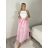 Women's long skirt (S/M ONE SIZE) ITALIAN FASHION IMPDY23LC5881 S / M / L žlutá
