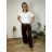 Lange Sommer-Haremshose für Damen (42/44/46 Einheitsgröße) ITALIAN FASHION IM424361