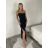 Ärmelloses Sommerkleid für Damen (S/M EINHEITSGRÖSSE) ITALIAN FASHION IMPLP2360510080 S / M schwarz