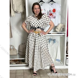 Košile puntíkatá krátký rukáv dámská (S/M/L ONE SIZE) ITALSKÁ MÓDA IMM26M7512