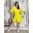 Šaty košeľové letné puntíkaté 3/4 rukáv dámske (S/M/L/XL ONE SIZE) TALIANSKA MÓDA IMM26M24081/DUR S/M/L béžová