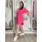 Women's summer top (UNI S / M) ITALIAN FASHION IMM20396 S / M / L pink