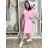 Women's Long Sleeve Shirt Dress (S/M ONE SIZE) ITALIAN FASHION IMWGM23447